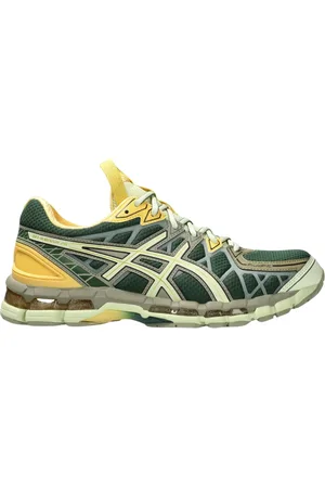 Asics Sport, Heren, Groen, 38 EU, Mesh Gel-Kayano Sneakers met Track Zool