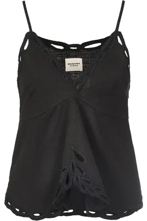 Isabel Marant Tops, Dames, Zwart, M, Katoen, Tomeki-Gb Top