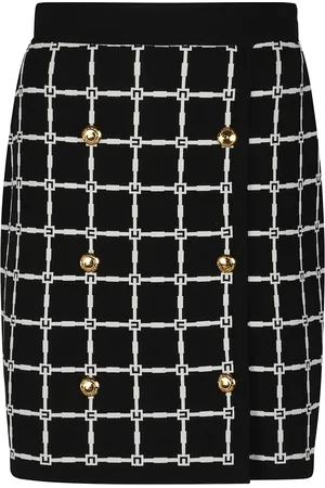 Elisabetta Franchi Rokken, Dames, Zwart, XS, Stijlvolle Mini Rok voor Vrouwen