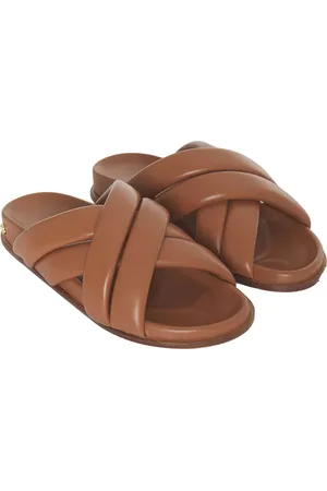 ANINE BING Schoenen, Dames, Bruin, 39 EU, Leer, Lizzie Slides