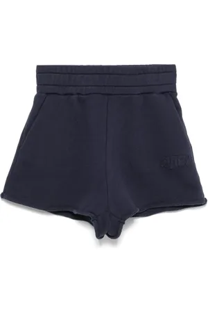 Autry Korte broeken, Dames, Blauw, S, Shorts met elastische tailleband