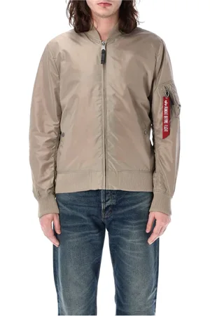 Alpha Industries Jassen, Heren, Grijs, M, Nylon, Outdoor