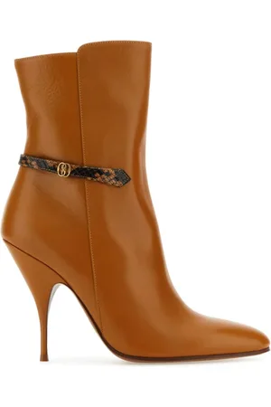 Bally Schoenen, Dames, Bruin, 40 EU, Leer, Odeya Enkellaarsjes