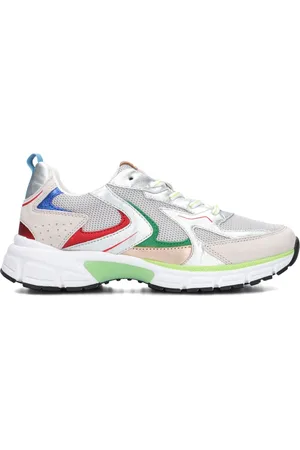 Gabor Schoenen, Dames, Veelkleurig, 37 EU, Leer, Trendy Sneakers met Dikke Zool