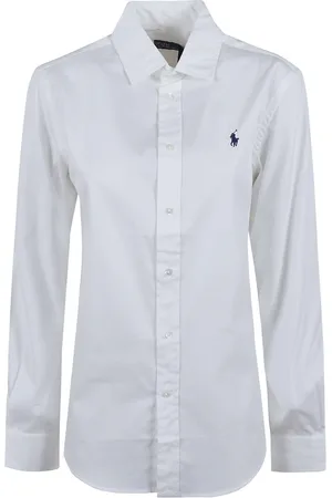 Ralph Lauren Blouses & Shirts, Dames, Wit, M, Katoen, Knopen Voor Shirt