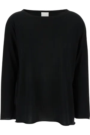 Allude Tops, Dames, Zwart, S, Wol, Boordtrui