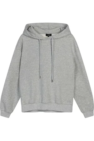 Alix the label Sweatshirts & Hoodies, Dames, Grijs, S, Katoen, Gebreide Hoodie