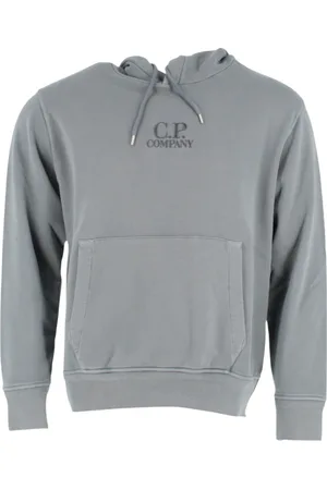 C.P. Company Sweatshirts & Hoodies, Heren, Grijs, S, Katoen, Grijze Hoodies