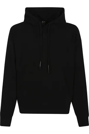 44 Label Group Sweatshirts & Hoodies, Heren, Zwart, M, Katoen, Zwarte Sweatshirt met Unieke Print en Logo