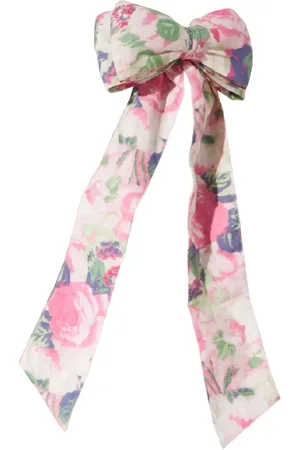 LOVESHACKFANCY Accessoires, Dames, Veelkleurig, ONE Size, Katoen, Bloemen Haarknip Lorna