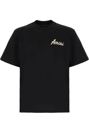 AMIRI Tops, Heren, Zwart, S, Katoen, Casual katoenen T-shirt
