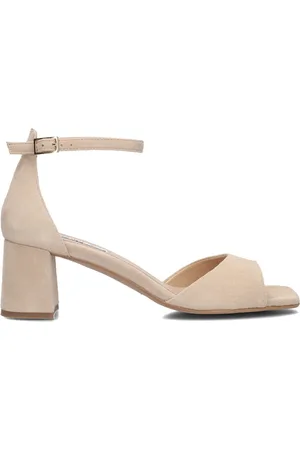 NOTRE-V Schoenen, Dames, , 36 EU, Suède, Elegante Sandalen met Blokhak