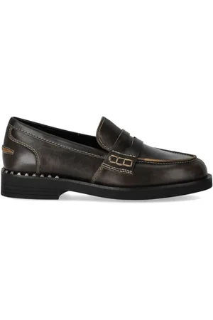 Ash Schoenen, Dames, Bruin, 38 EU, Leer, Winona Loafer