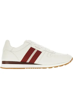 Bally Schoenen, Heren, Wit, 40 EU, Leer, Casual Sneakers
