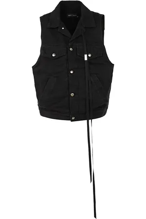 ANN DEMEULEMEESTER Jassen, Dames, Zwart, L, Juliette Mouwloos Jack