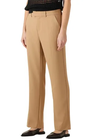 Mos Mosh Broeken, Dames, , XL, Camel Elegante Pantalon voor Vrouwen