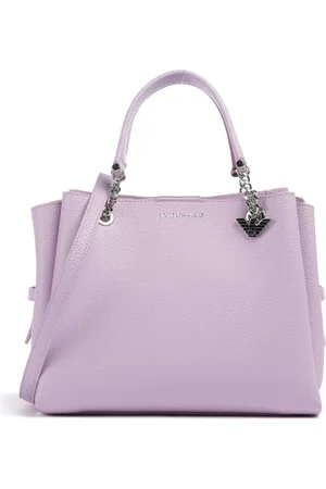 Emporio Armani Tassen, Dames, Paars, ONE Size, Stijlvolle Schoudertas