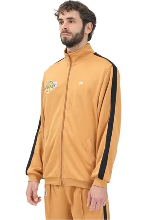 New Era Sweatshirts & Hoodies, Heren, Oranje, L, LA Lakers Zip Track Sweater