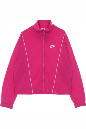 Nike Jassen, Dames, Roze, M, Essentiële Tracksuit voor Dames