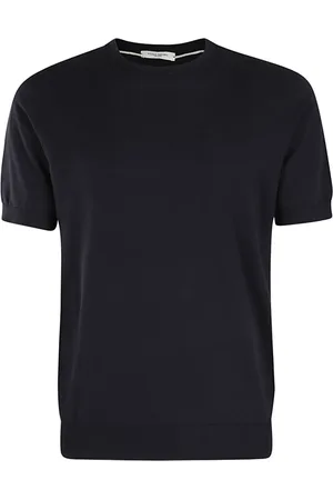 Paolo Pecora Truien, Heren, Blauw, M, Ronde hals trui