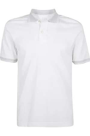 ELEVENTY Tops, Heren, Wit, 3Xl, Katoen, Giza Katoenen Polo Shirt