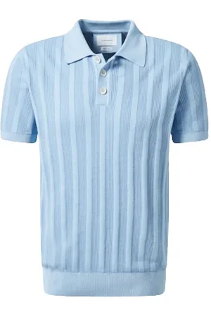Baldessarini Tops, Heren, Blauw, XL, Kortemouw Gebreide Trui Klosy