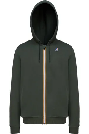 K-Way Sweatshirts & Hoodies, Heren, Groen, 2Xl, Katoen, Zip-throughs