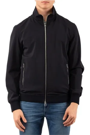 MONTECORE Sweatshirts & Hoodies, Heren, Blauw, M, Stijlvolle Blouson Jas