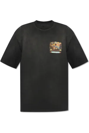AMIRI Tops, Heren, Zwart, M, Katoen, Geprint T-shirt