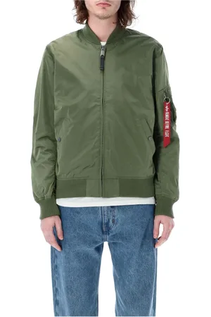 Alpha Industries Jassen, Heren, Groen, L, Nylon, Outdoor