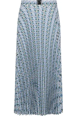 Tory Burch Rokken, Dames, Blauw, XS, Blauwe Stijlvolle Rok voor Vrouwen
