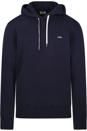Autry Sweatshirts & Hoodies, Heren, Blauw, L, Katoen, Jersey Hoodie Sweatshirt