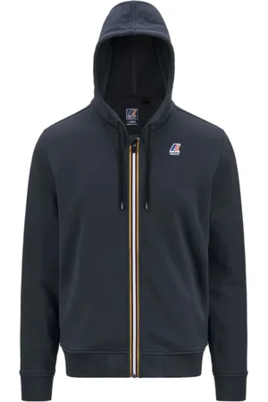 K-Way Sweatshirts & Hoodies, Heren, Blauw, 2Xl, Katoen, Zip-throughs