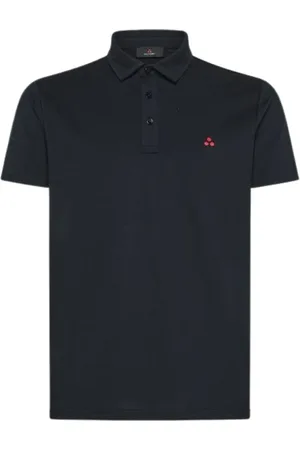 Peuterey Tops, Heren, Zwart, S, Donkerblauwe Heren Polo Shirt