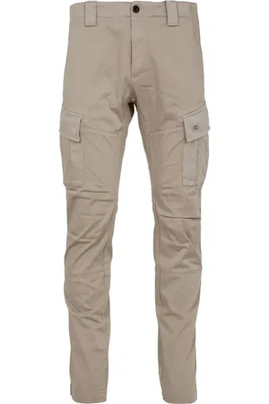 C.P. Company Broeken, Heren, Groen, XL, Katoen, Cargo Katoenen Broek met Zakken