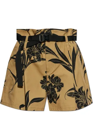 Moncler Korte broeken, Dames, , S, Katoen, Gedrukte shorts