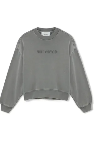 Axel Arigato Sweatshirts & Hoodies, Dames, Grijs, S, Katoen, Distort Washed Sweatshirt