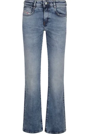 Diesel Jeans, Dames, Blauw, 8Xl, Katoen, Blauwe Jeans Stijlvol Casual Vrouwen