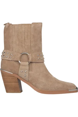 Alma en Pena Schoenen, Dames, , 36 EU, Gespenkte enkellaars met vierkante neus