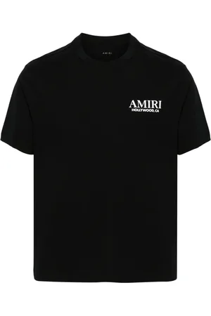 AMIRI Tops, Heren, Zwart, L, Katoen, Stacked Bones T-shirt