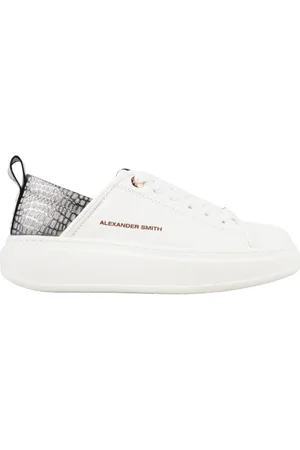 Alexander Smith Schoenen, Dames, Wit, 39 EU, Katoen, Eco-Wembley Woman Black