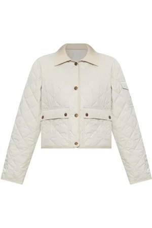 Moncler Jassen, Dames, , L, Ivoor Winterjassen voor Vrouwen