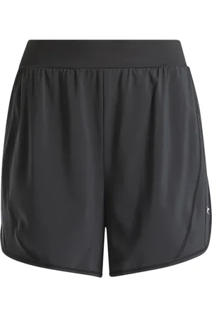 Reebok Korte broeken, Dames, Zwart, L, LUX Geweven Kort