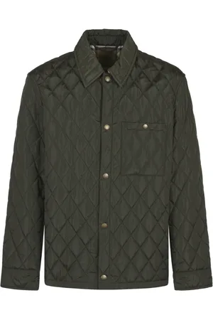Burberry Jassen, Heren, Groen, XL, Groene Jassen, Must Buy, Stijlvol