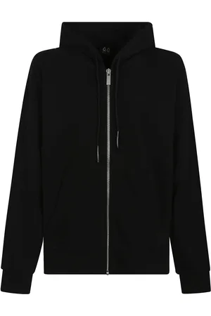 44 Label Group Sweatshirts & Hoodies, Heren, Zwart, S, Katoen, Zwarte Sweatshirt met Ritssluiting