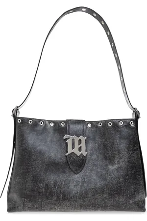 MISBHV Tassen, Dames, Zwart, ONE Size, Leer, Shopper type tas
