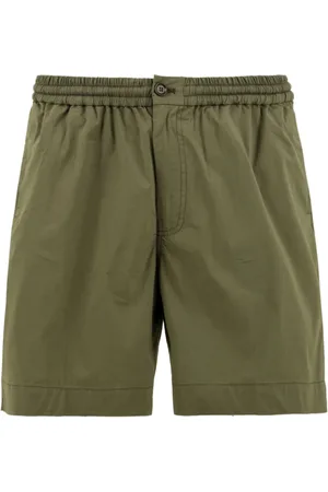 Aspesi Korte broeken, Heren, Groen, M, Katoen, Shorts in militaire stijl