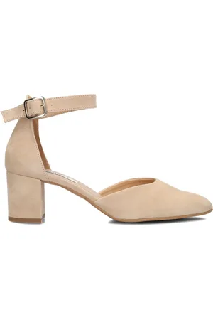NOTRE-V Schoenen, Dames, , 37 EU, Suède, Elegante Pumps met Blokhak