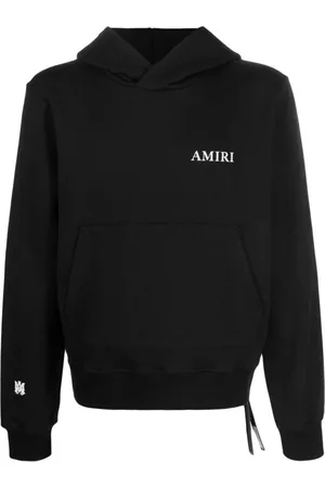 AMIRI Sweatshirts & Hoodies, Heren, Zwart, M, Katoen, Puff Logo Hoodie