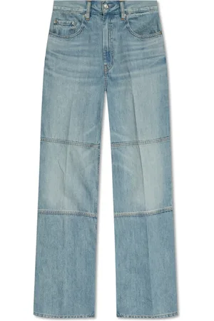 Helmut Lang Jeans, Dames, Blauw, W28, Jeans met rechte pijpen